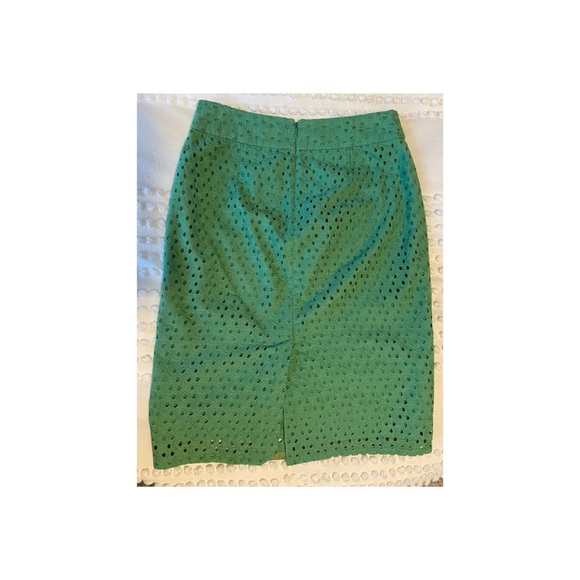 Banana Republic Green Lace Cutout Pencil Skirt - Picture 2 of 2
